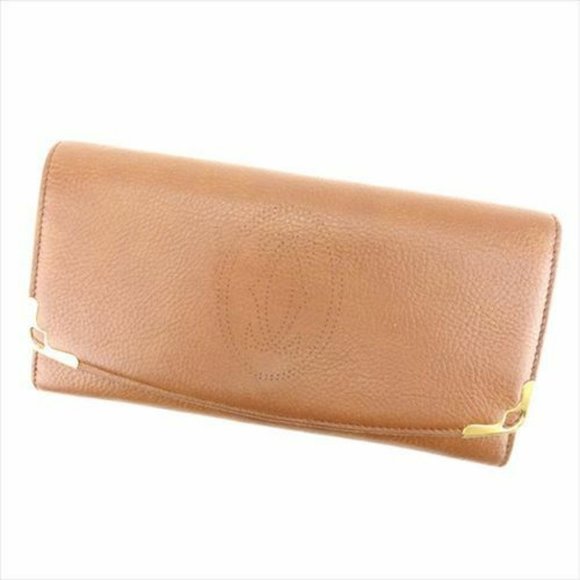 Cartier Wallet Brown Woman Authentic Used